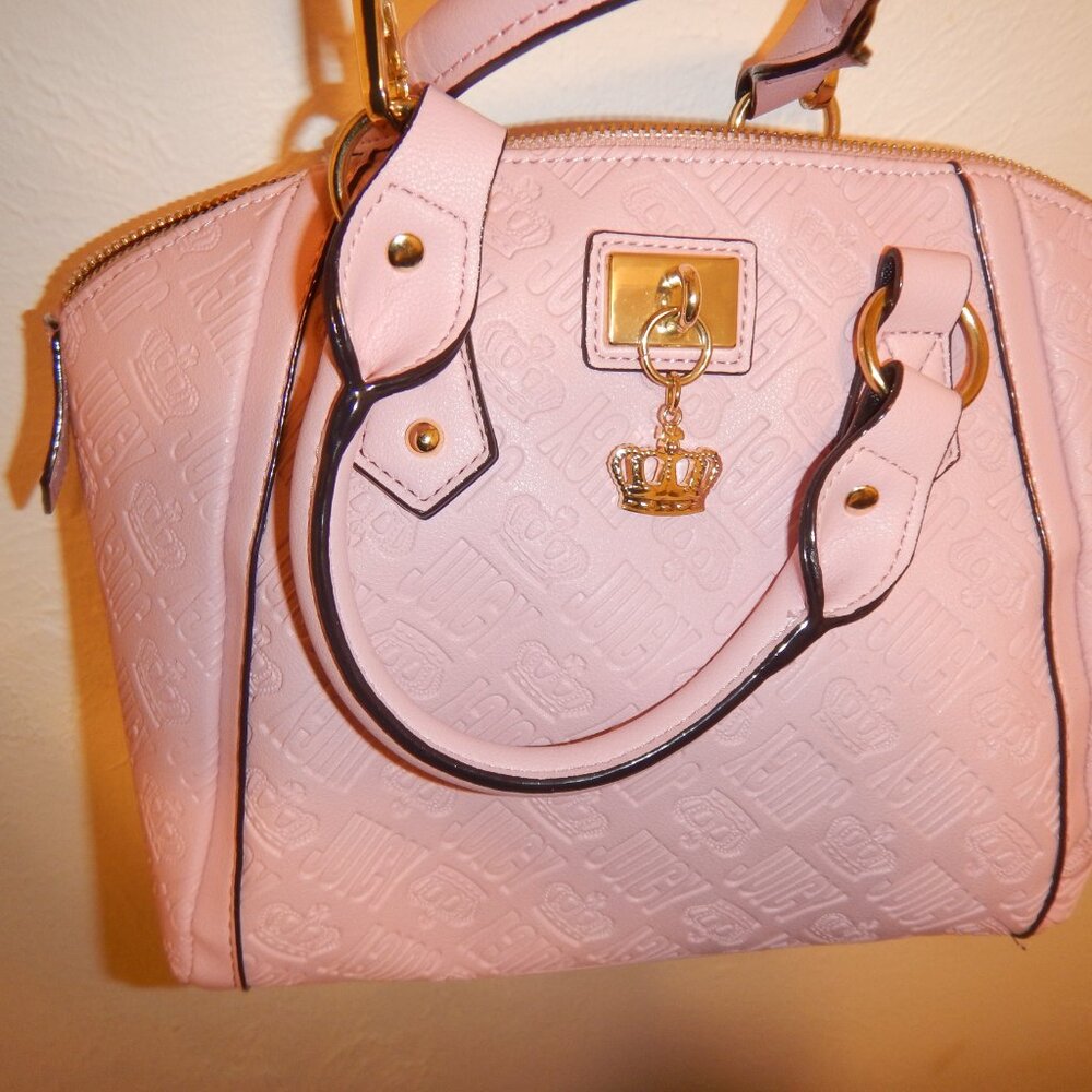 JUICY COUTURE PINK BEAUTIFUL HANDBAG CROSSBODY - Picture 14 of 16